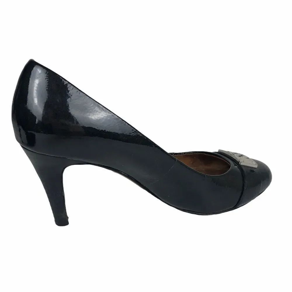 Coach heels pumps black